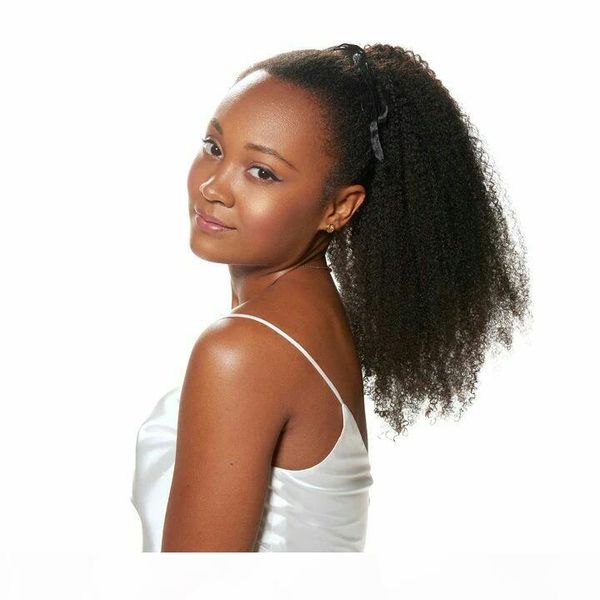 ponytails 100% human hair afro kinky curly brazilian peruvian malaysian indian 120g hair extensions soft kinky curly clip-in human hairs, Black
ponytails 100% human hair afro kinky curly brazilian peruvian malaysian indian 120g hair extensions soft kinky curly clip-in human hairs, Black