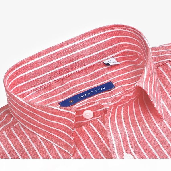 smart five shirts men camisa social masculina slim fit fashion cotton casual shirt short sleeve men's sstriped linen shirt male, White;black
smart five shirts men camisa social masculina slim fit fashion cotton casual shirt short sleeve men's sstriped linen shirt male, White;black