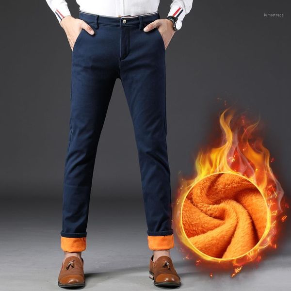 men's jeans 2021 winter men's warm casual pants classic style business fashion thicken slim fit fleece trousers black blue brand c
men's jeans 2021 winter men's warm casual pants classic style business fashion thicken slim fit fleece trousers black blue brand c