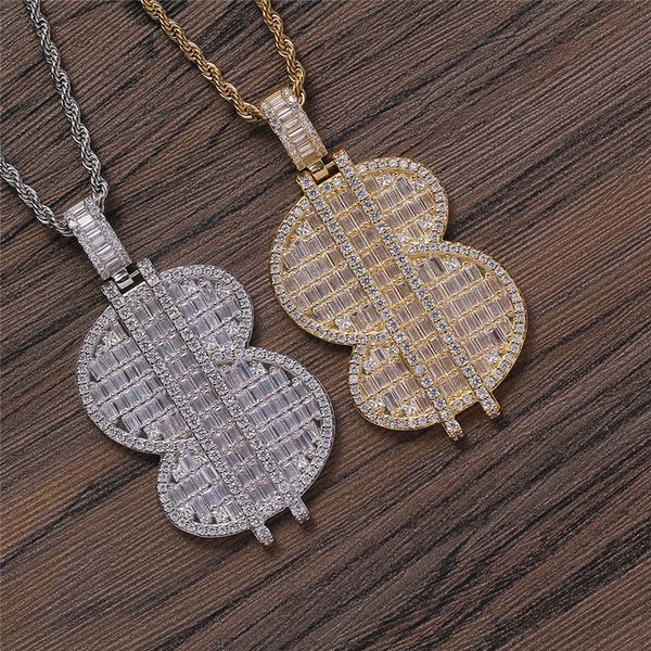 mens bling bling necklace gold plated iced out cz dollar note $ pendant necklace for men women with 24inch rope chain, Silver
mens bling bling necklace gold plated iced out cz dollar note $ pendant necklace for men women with 24inch rope chain, Silver