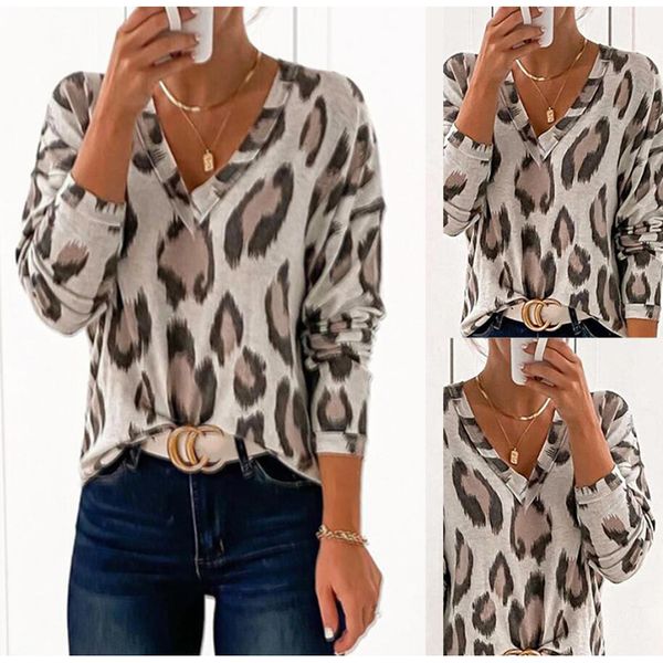 printed long sleeve v neck loose casual t shirt female 2021 spring women leisure wear elegant t-shirts, White
printed long sleeve v neck loose casual t shirt female 2021 spring women leisure wear elegant t-shirts, White