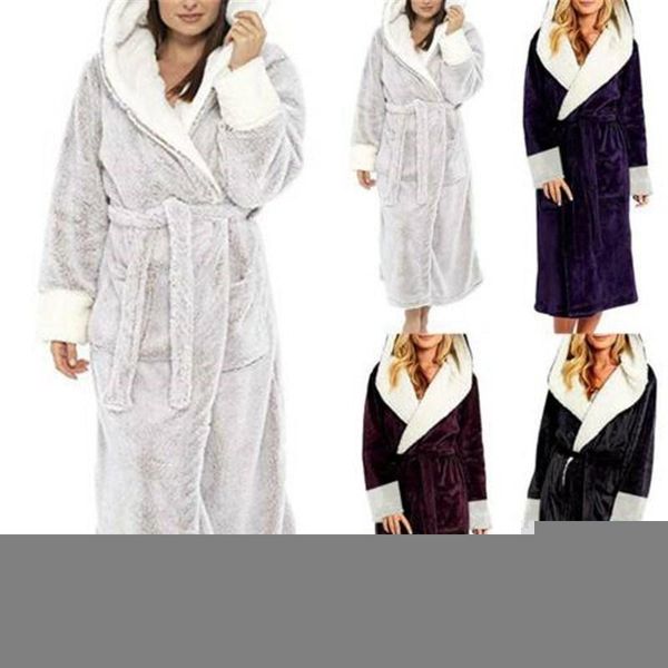 women's sleepwear ladies luxury hooded dressing gown soft warm fleece girls womens robe housecoat, Black;red
women's sleepwear ladies luxury hooded dressing gown soft warm fleece girls womens robe housecoat, Black;red