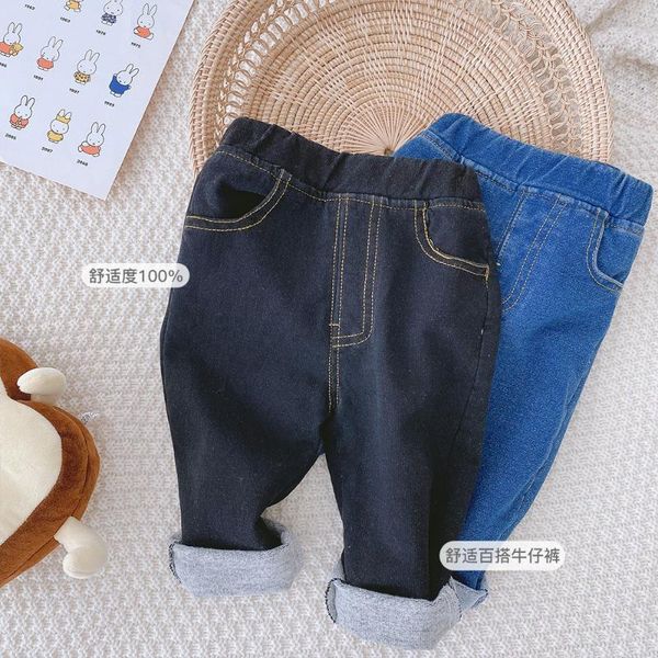 children's knitted fleece trousers autumn winter new style boys simple solid color jeans girls casual all-match pants, Blue
children's knitted fleece trousers autumn winter new style boys simple solid color jeans girls casual all-match pants, Blue