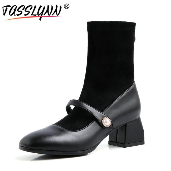 tasslynn autumn winter ankle boots for women zipper elastic suede woman short boots plush warm lady shoes high heels women, Black
tasslynn autumn winter ankle boots for women zipper elastic suede woman short boots plush warm lady shoes high heels women, Black
