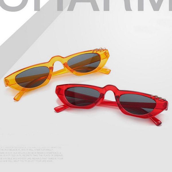 women and men small frame sunglasses punk colorful glasses cat eye mirror gafas de sol mujer uv400, White;black
women and men small frame sunglasses punk colorful glasses cat eye mirror gafas de sol mujer uv400, White;black