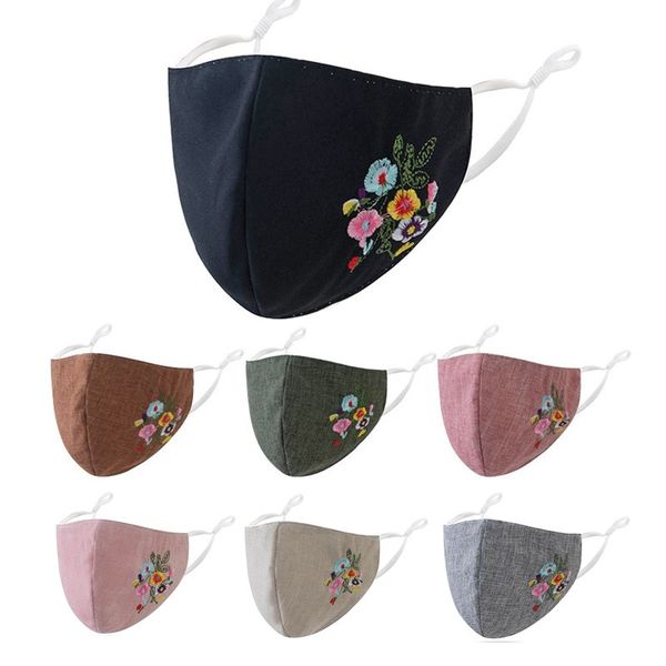 dhl designer face masks ethnic embroidery dustproof mask double layer breathable washable protective mask
dhl designer face masks ethnic embroidery dustproof mask double layer breathable washable protective mask