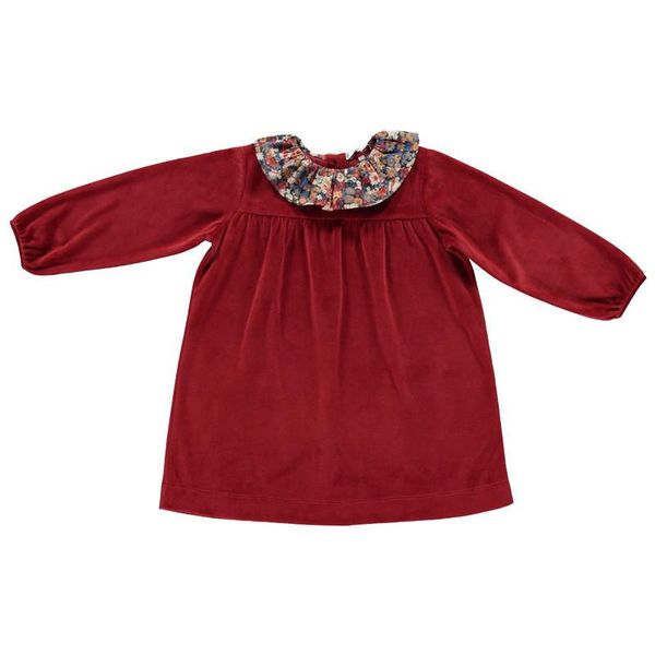 12m to 8years flower girl dresses kids winter dress floral dress children velvet button 2020 baby elegant, #5696, Red;yellow
12m to 8years flower girl dresses kids winter dress floral dress children velvet button 2020 baby elegant, #5696, Red;yellow