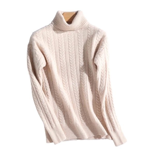 merino wool cashmere sweater fashion sweater thickening winter clothes turtleneck sweater warm women's wheat spike pattern 201023, White;black
merino wool cashmere sweater fashion sweater thickening winter clothes turtleneck sweater warm women's wheat spike pattern 201023, White;black