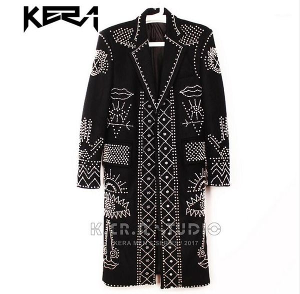 s-5xl sell heavy industry pearl black woolen long coat tide trench men 's party performance clothes singer stage costumes1, Tan;black
s-5xl sell heavy industry pearl black woolen long coat tide trench men 's party performance clothes singer stage costumes1, Tan;black
