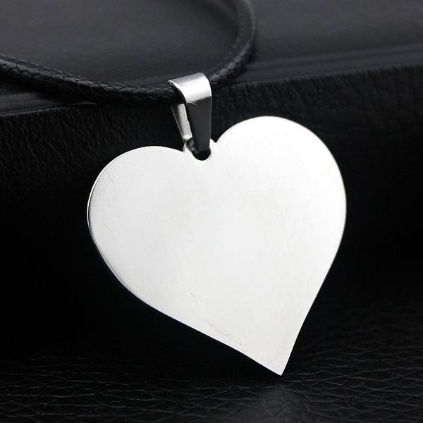 wholesale 10pcs/lot fashion jewelry lovers heart shaped stainless steel love charms pendants couple necklaces gift st34, Silver 
wholesale 10pcs/lot fashion jewelry lovers heart shaped stainless steel love charms pendants couple necklaces gift st34, Silver