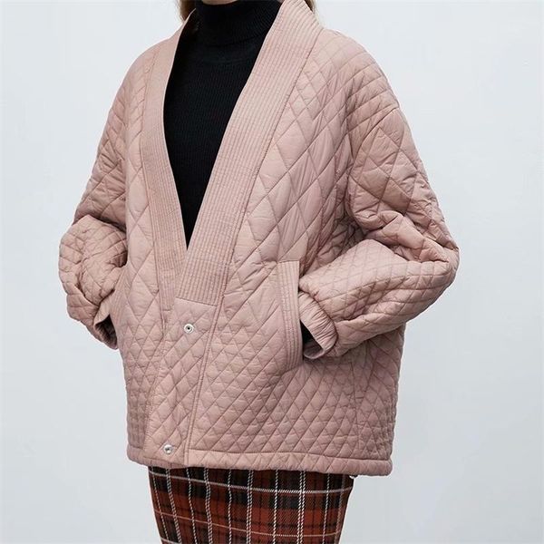 women's down & parkas traf women 2021 fashion v-neck modern check long sleeve loose profile cotton short jacket streetwear1, Black
women's down & parkas traf women 2021 fashion v-neck modern check long sleeve loose profile cotton short jacket streetwear1, Black