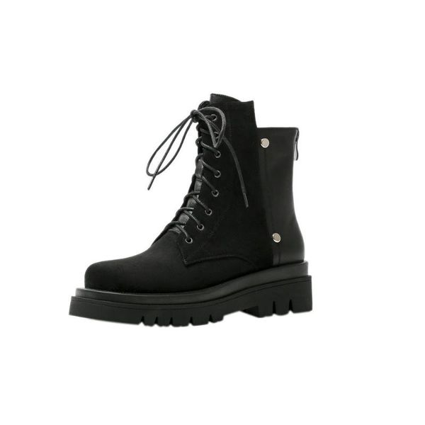 autumn/winter collection 100% genuine leather female boots women's cowhide shoes, Black
autumn/winter collection 100% genuine leather female boots women's cowhide shoes, Black