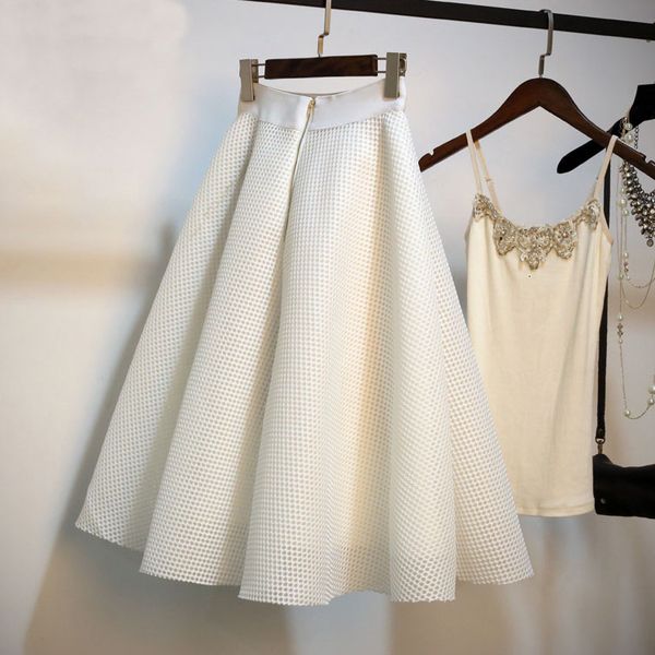2021 new a-line midi high waist plus size summer white ball gown vintage women skirt jupe femme saia spuh, Black
2021 new a-line midi high waist plus size summer white ball gown vintage women skirt jupe femme saia spuh, Black