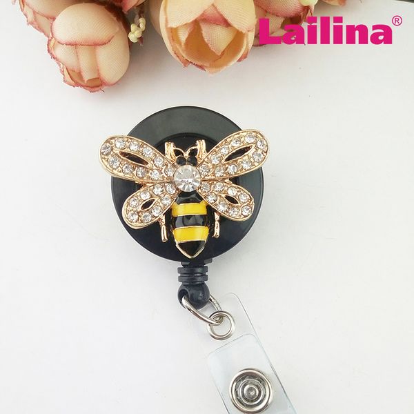 cute enamel summer honey bee crystal rhinestone rhinestone retractable badge reel/ id badge holder 201009, Gray
cute enamel summer honey bee crystal rhinestone rhinestone retractable badge reel/ id badge holder 201009, Gray