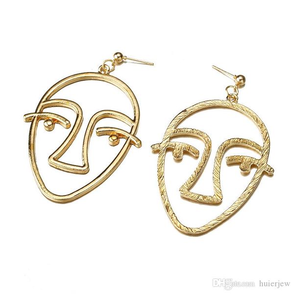 face earring ear jewelry abstract hand dangle earrings girls statement earrings, Golden;silver
face earring ear jewelry abstract hand dangle earrings girls statement earrings, Golden;silver