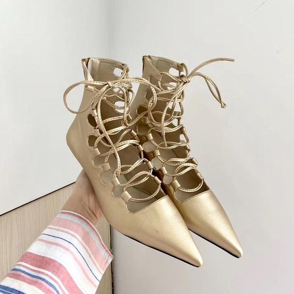 pointed toe sandals boots hollow thin low heels back zipper cross strap sandals ankle boots ladies elegant short woman, Black
pointed toe sandals boots hollow thin low heels back zipper cross strap sandals ankle boots ladies elegant short woman, Black