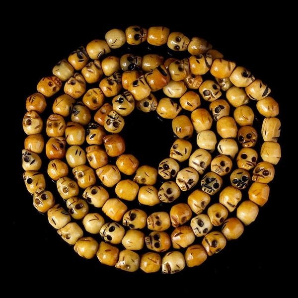 108pcs skull beads yak bone hand carved skull prayer malas antique skull beads for halloween jewelry tibet rosary 6mm bro863 200930, Black
108pcs skull beads yak bone hand carved skull prayer malas antique skull beads for halloween jewelry tibet rosary 6mm bro863 200930, Black