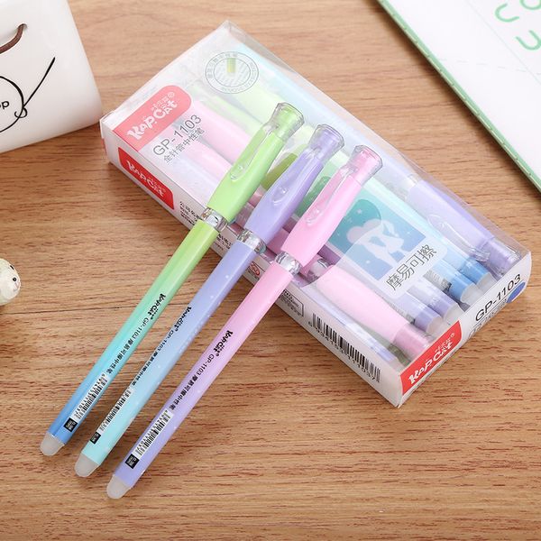 3pcs/lot erasable gel pen 0.38mm erasable pen refill rod blue black ink washable handle for school stationery office writing
3pcs/lot erasable gel pen 0.38mm erasable pen refill rod blue black ink washable handle for school stationery office writing