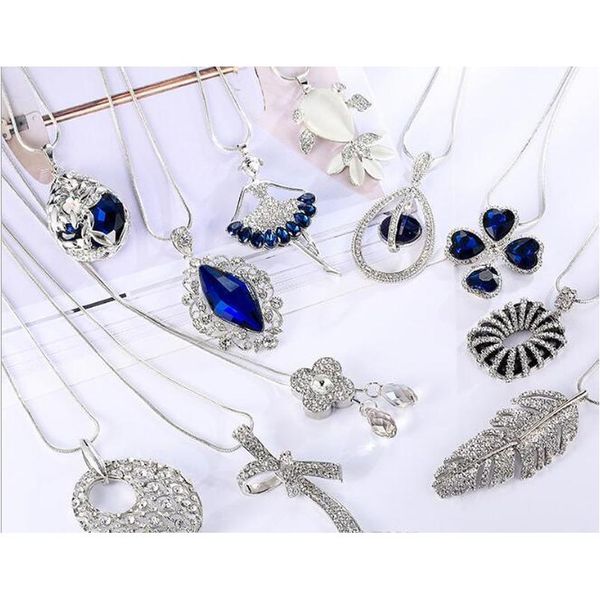 new silver sweater chain rhinestone pendant necklace wholesale wedding jewelry owl bling austrian crystal korean fas wmtsiw luckyhat
new silver sweater chain rhinestone pendant necklace wholesale wedding jewelry owl bling austrian crystal korean fas wmtsiw luckyhat