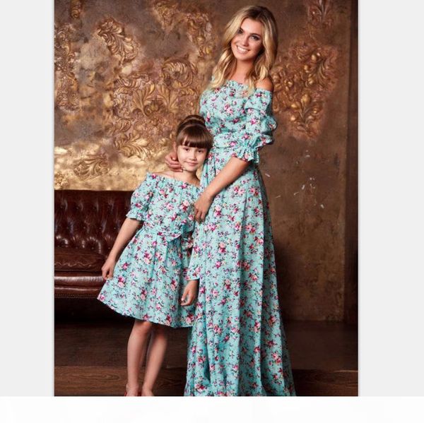 summer mother and daughter dresses maxi dress retro floral off-shoulder autumn half ruffles sleeve girls dress 1-10years european blue, Black;gray
summer mother and daughter dresses maxi dress retro floral off-shoulder autumn half ruffles sleeve girls dress 1-10years european blue, Black;gray