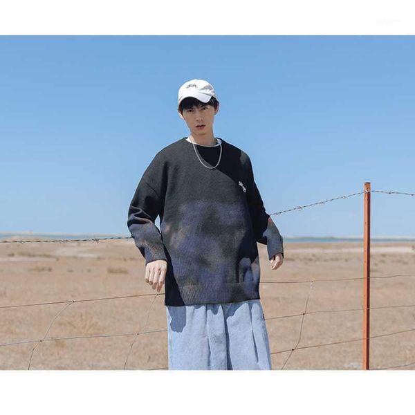 autumn winter men's sweater fashion round neck pullover casual long-sleeved personality loose tie dye knitted comfortable 1, White;black
autumn winter men's sweater fashion round neck pullover casual long-sleeved personality loose tie dye knitted comfortable 1, White;black