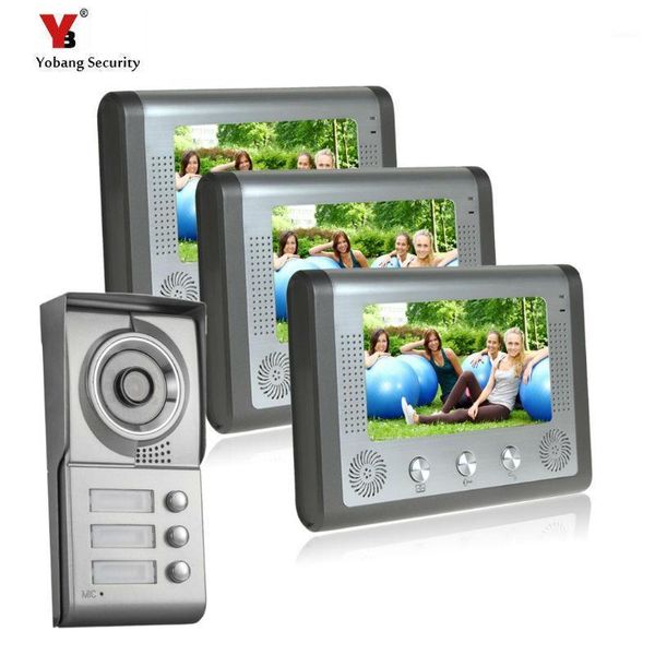 video door phones yobang security 7"multi apartments intercom system for 3 floor user villa doorphone 1 camera and monitors1
video door phones yobang security 7"multi apartments intercom system for 3 floor user villa doorphone 1 camera and monitors1