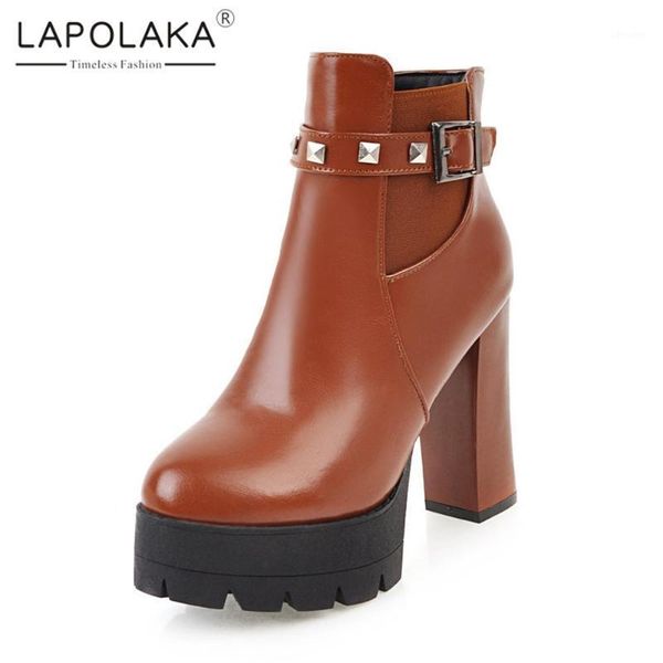 lapolaka 2020 england style ankle boots women shoes rivet chunky ultra-high heel platform side zipper ankle boots1, Black
lapolaka 2020 england style ankle boots women shoes rivet chunky ultra-high heel platform side zipper ankle boots1, Black