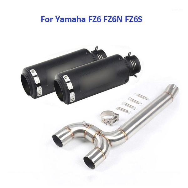 for fz6 fz6s fz6n motorcycle exhaust pipe muffler escape tip middle mid link tube system slip on1
for fz6 fz6s fz6n motorcycle exhaust pipe muffler escape tip middle mid link tube system slip on1