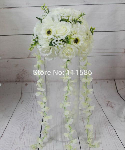 spr new10pcs/lot wedding road lead artificial flowers wedding table centerpiece flower balls decorations
spr new10pcs/lot wedding road lead artificial flowers wedding table centerpiece flower balls decorations