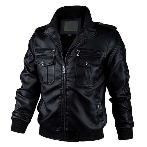 2021 new autumn spring motorcycle leather jacket men windbreaker fashion male outwear warm pu jackets 5xl 6xl d4fl, Black
2021 new autumn spring motorcycle leather jacket men windbreaker fashion male outwear warm pu jackets 5xl 6xl d4fl, Black