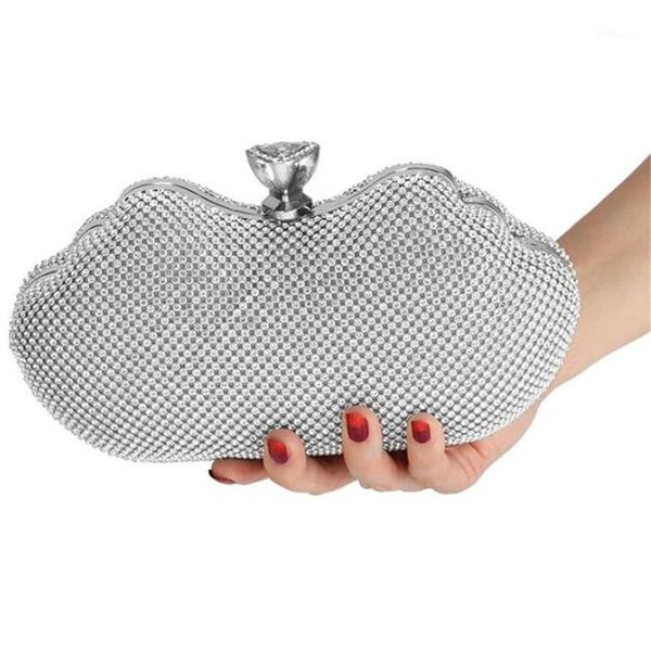 2020 diamond evening clutch bags bling wedding banquet wallets with chain dinner bags drop shipping m16701