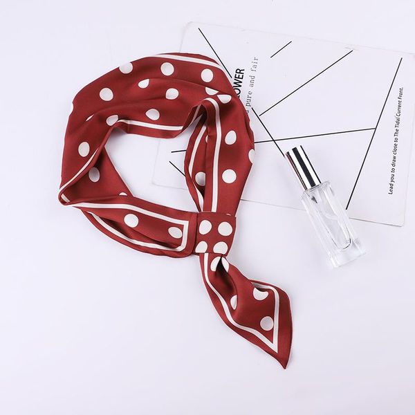 scarves 2021 women silk scarf vintage polka dot double-sided tied ribbon narrow hand bag straps hair female red, Blue;gray
scarves 2021 women silk scarf vintage polka dot double-sided tied ribbon narrow hand bag straps hair female red, Blue;gray