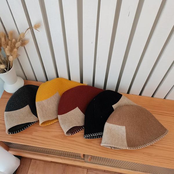Winter Warm Thicken Wool Splice Bucket Hat Fisherman Hat Outdoor Travel Sun Cap For Women Knit Hats Hoilday, Blue;gray
Winter Warm Thicken Wool Splice Bucket Hat Fisherman Hat Outdoor Travel Sun Cap For Women Knit Hats Hoilday, Blue;gray