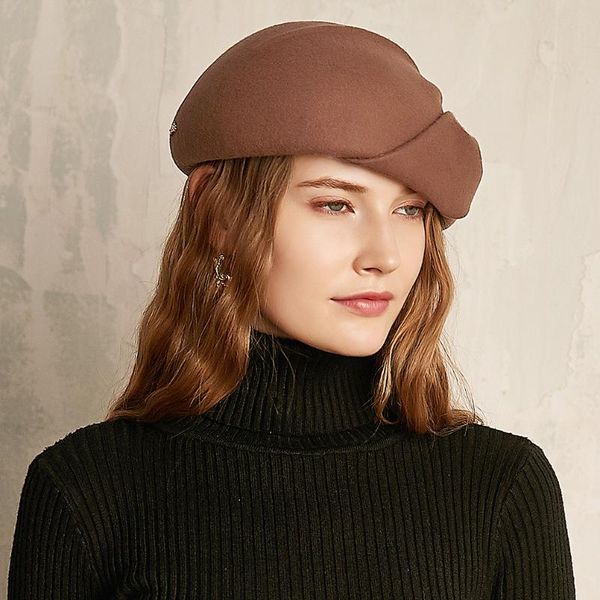berets elegant 100% wool fedora hat for women pillbox hats vintage wedding fascinator black felt bowler cocktail, Blue;gray
berets elegant 100% wool fedora hat for women pillbox hats vintage wedding fascinator black felt bowler cocktail, Blue;gray