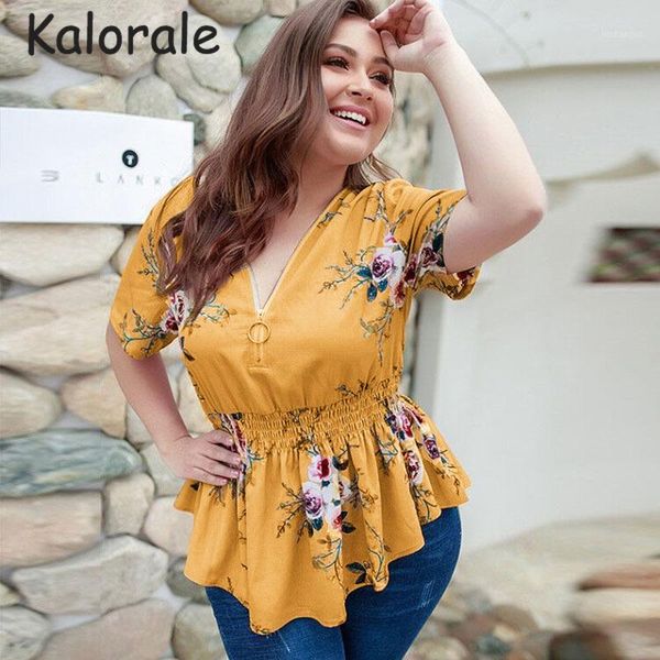 summer blouse plus size women vintage floral oversized shirt ladies v neck ruffles short sleeve big size blouses 20201, White
summer blouse plus size women vintage floral oversized shirt ladies v neck ruffles short sleeve big size blouses 20201, White