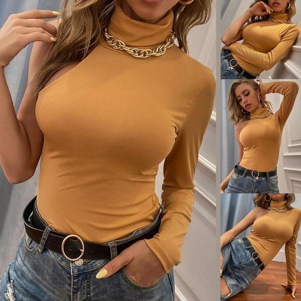 women's t-shirt women cotton t shirt long sleeve crewneck skinny tshirt winter fashion elegant solid one side shirts for woman, White
women's t-shirt women cotton t shirt long sleeve crewneck skinny tshirt winter fashion elegant solid one side shirts for woman, White