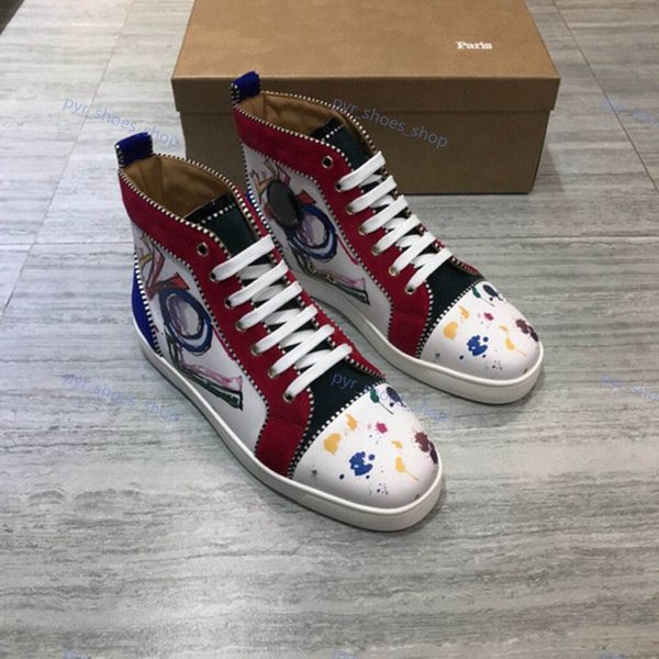 pairs design red bottom mens womens shoes boots luxe man spike red bottoms outdoor trainers high sneakers big size 35-47, Black
pairs design red bottom mens womens shoes boots luxe man spike red bottoms outdoor trainers high sneakers big size 35-47, Black