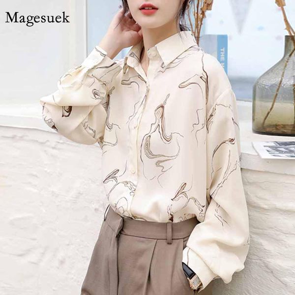 women's blouses & shirts casual printed long sleeve women and blouse loose puff single breasted autumn chiffon 11459, White
women's blouses & shirts casual printed long sleeve women and blouse loose puff single breasted autumn chiffon 11459, White