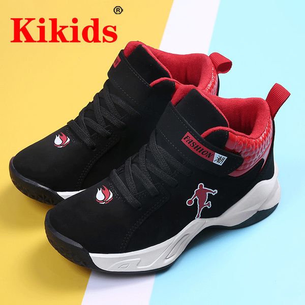 kikids boys basketball soft non-slip kids sneakers thick sole children sport kid outdoor trainer shoes, Black;red
kikids boys basketball soft non-slip kids sneakers thick sole children sport kid outdoor trainer shoes, Black;red