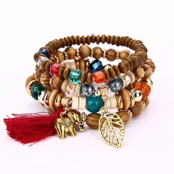 charm bracelets fashion vintage 4pcs/set wooden beads bracelet tassel elephant & leaf natural stone for woman jewelry gift, Golden;silver
charm bracelets fashion vintage 4pcs/set wooden beads bracelet tassel elephant & leaf natural stone for woman jewelry gift, Golden;silver