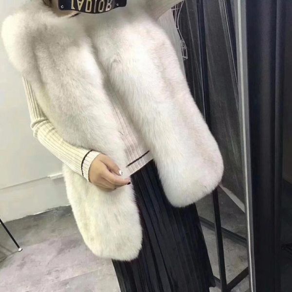 women's thick whole natural vest real jacket genuine coat female fur coats waistcoat, Black
women's thick whole natural vest real jacket genuine coat female fur coats waistcoat, Black