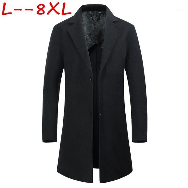 new winter style men woolen coat fashion leisure single breasted slim men's solid windbreaker jacket coat large size 8xl 6xl 5xl1, Black
new winter style men woolen coat fashion leisure single breasted slim men's solid windbreaker jacket coat large size 8xl 6xl 5xl1, Black