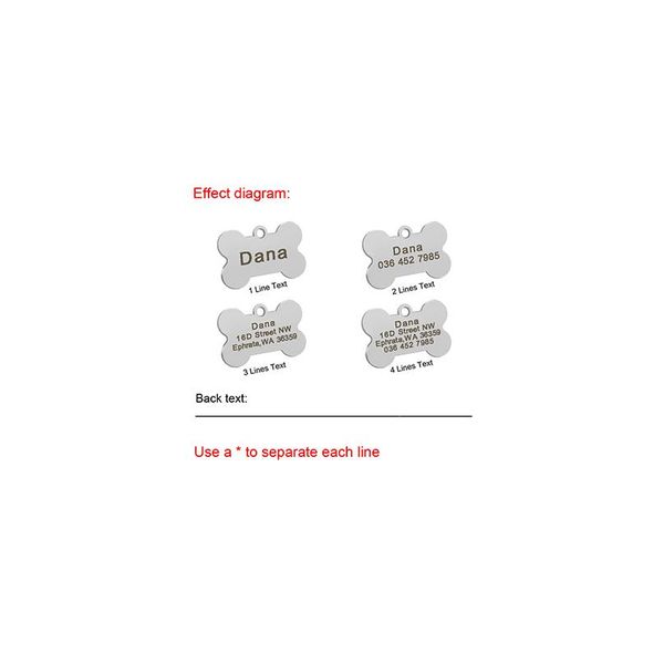 dog tag custom pet bone name tags stainless steel dog collar accessories anti-lost puppy cat nameplate tag personalized wmtbms
dog tag custom pet bone name tags stainless steel dog collar accessories anti-lost puppy cat nameplate tag personalized wmtbms