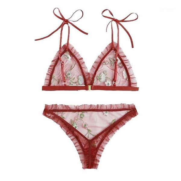 bras sets ladies lace underwear set embroidery mesh perspective fashion bow comfortable skin-friendly suit e1, Red;black
bras sets ladies lace underwear set embroidery mesh perspective fashion bow comfortable skin-friendly suit e1, Red;black