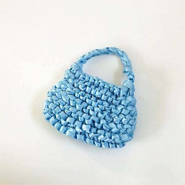 ribbon hand-woven women handbag crochet handmade totes solid travel vacation bag popular simple female daily bag
ribbon hand-woven women handbag crochet handmade totes solid travel vacation bag popular simple female daily bag