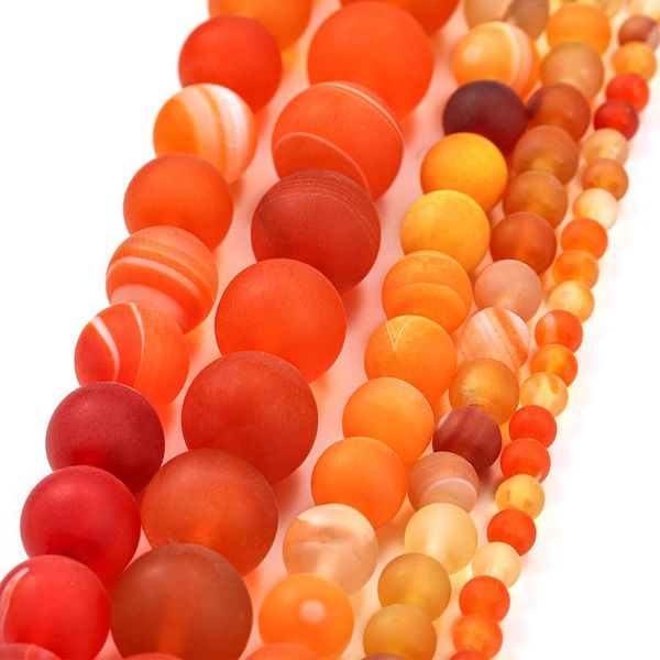 1strand lot 4 6 8 10 12mm orange matt natural stone stripe agates round loose beads for diy bracelet jewelry makings supplies h bbyamd
1strand lot 4 6 8 10 12mm orange matt natural stone stripe agates round loose beads for diy bracelet jewelry makings supplies h bbyamd