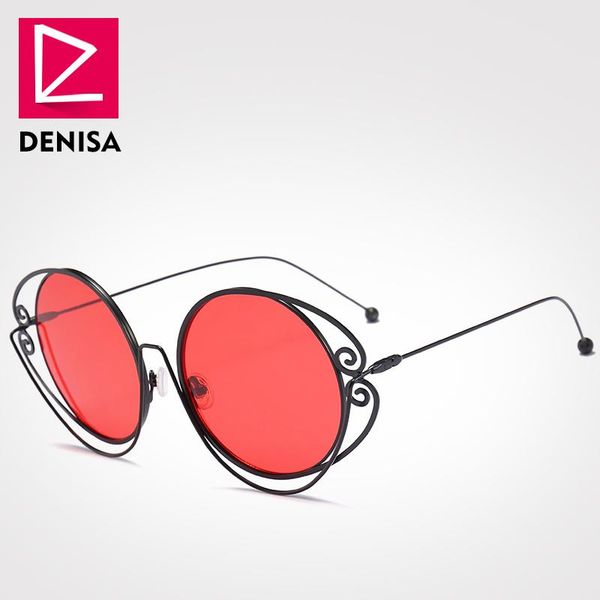 sunglasses denisa brand vintage round women men fashion retro glasses red sun gafas de sol mujer uv400 g18608, White;black
sunglasses denisa brand vintage round women men fashion retro glasses red sun gafas de sol mujer uv400 g18608, White;black