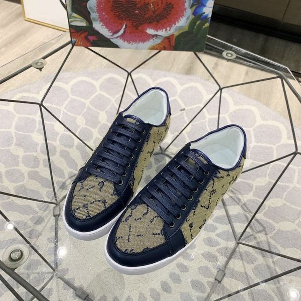 with box men women fashion designers shoes white leather blue belt designer sneakers rainers casual shoes 38-45, Black
with box men women fashion designers shoes white leather blue belt designer sneakers rainers casual shoes 38-45, Black
