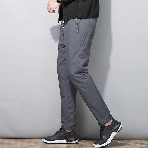 men's pants 2021 autumn and winter straight down wadded trousers tied elastic waist pure color warm keeping casual, Black
men's pants 2021 autumn and winter straight down wadded trousers tied elastic waist pure color warm keeping casual, Black