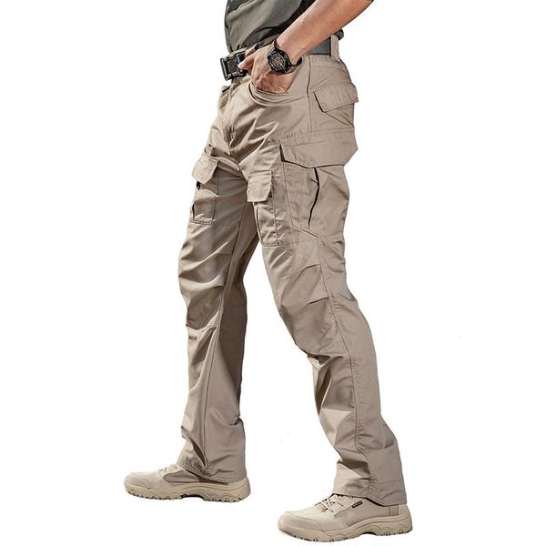 men's pants men tactical solid color casual cotton multi-pocket combat overalls outdoor camping training army trousers, Black
men's pants men tactical solid color casual cotton multi-pocket combat overalls outdoor camping training army trousers, Black